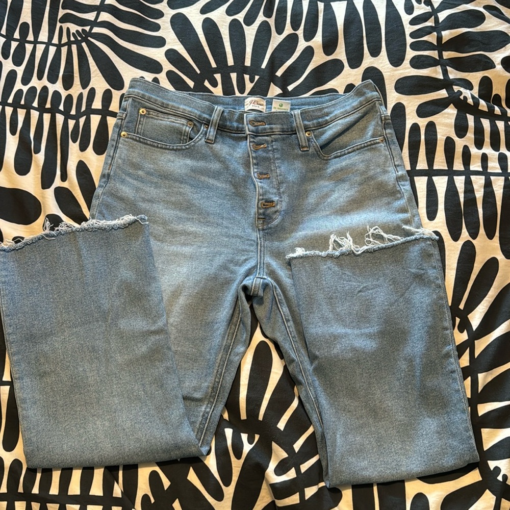 Demi-boot crops denim